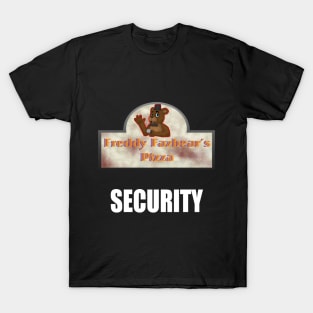 FNAF Security (White Text) T-Shirt